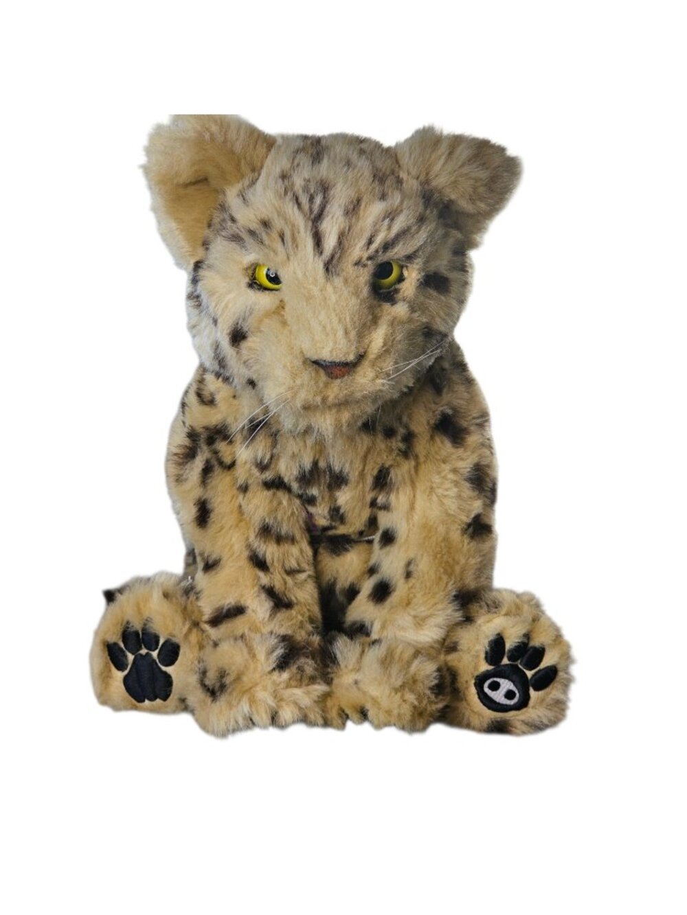 WowWee 2008 Talking Cheetah Leopard Cub Interactive Toy 11" Tested WORKS